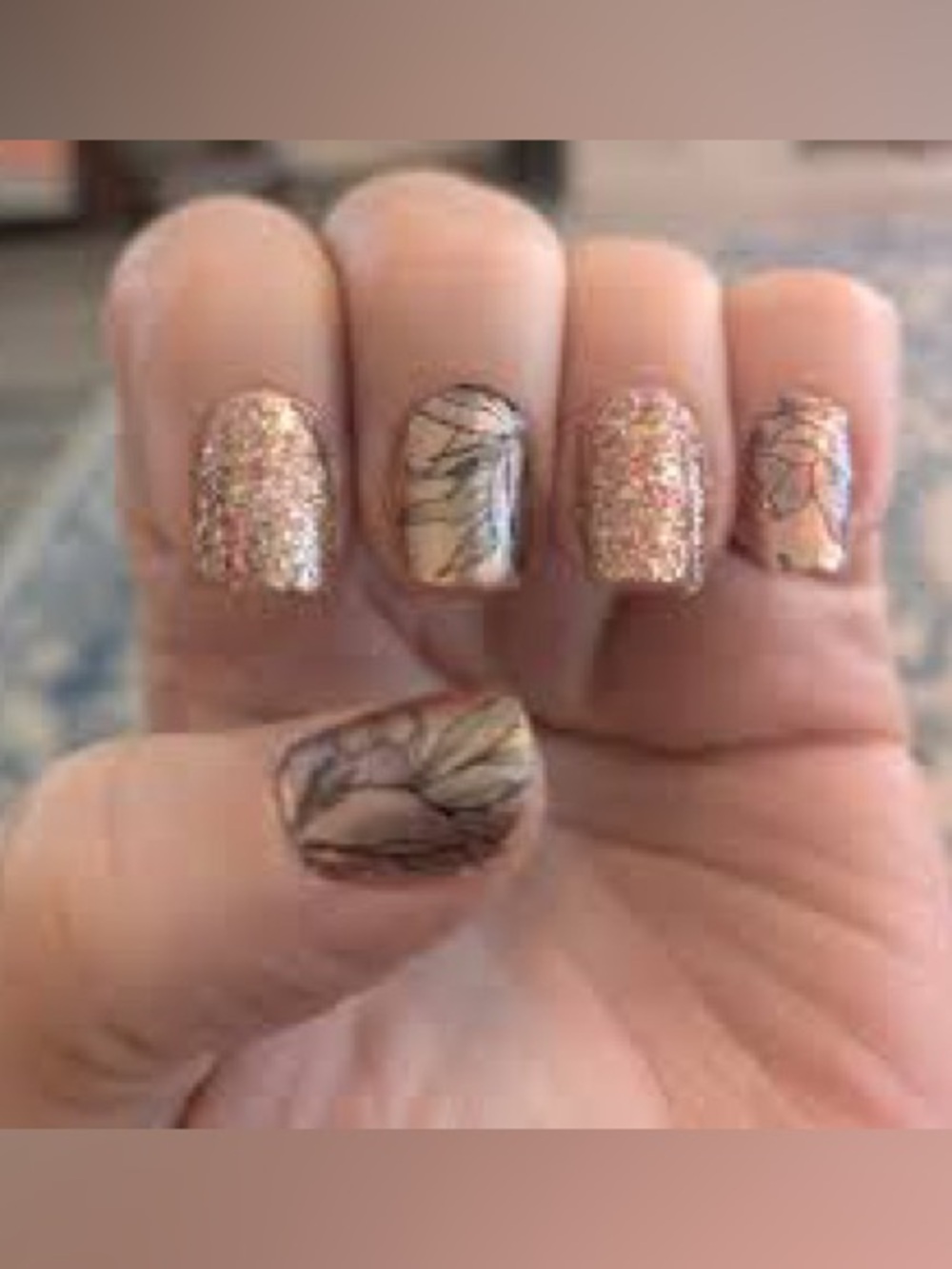 🔮 $5 Add-on. Color Street Metallic Rose Gold - Petal Prism